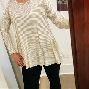 Striped long sleeve shirt , size XS